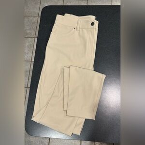 Lululemon khaki women’s slim fit pants